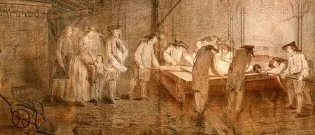 la-manufacture-de-saint-gobain-vers-1780 la-manufacture-de-saint-gobain-vers-1780